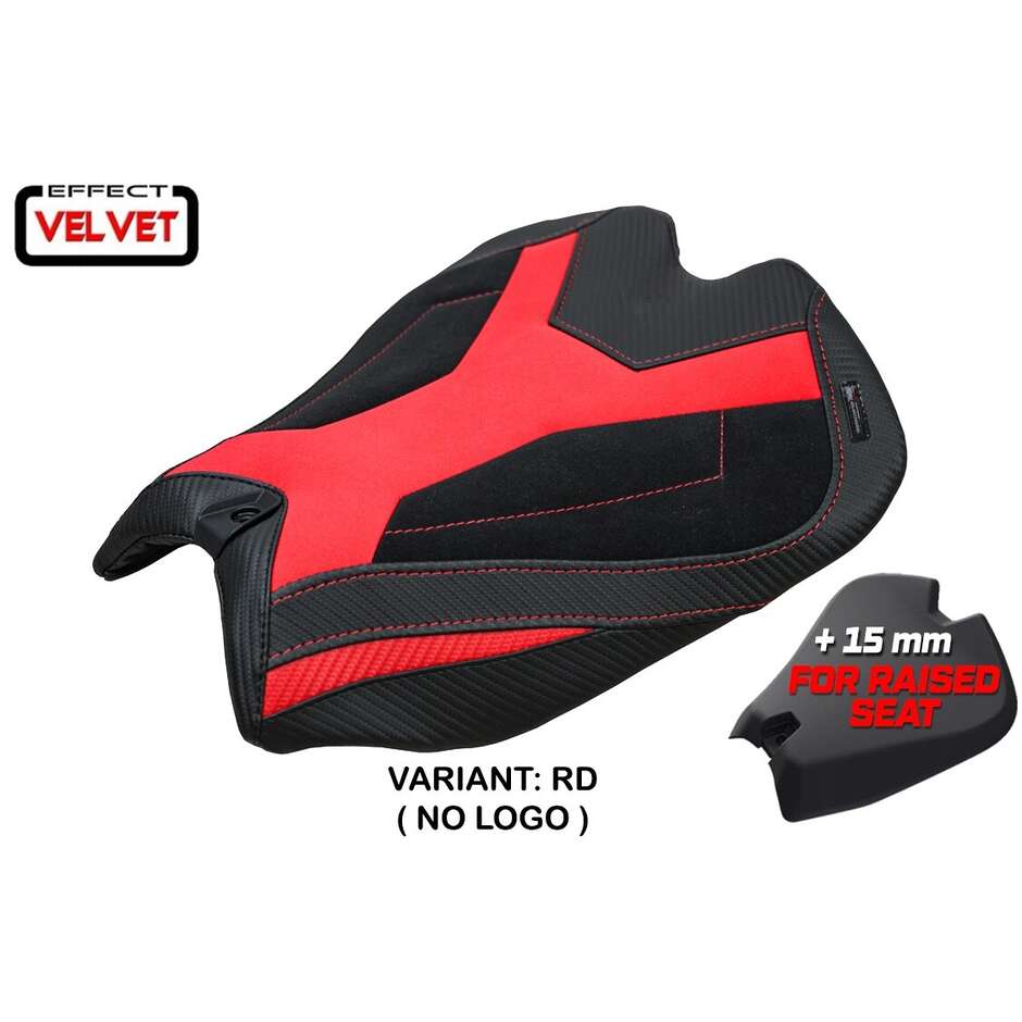 TPZ Italia Seat Cover Specific for Ducati Panigale V4 2025 Model Argenta High Velvet