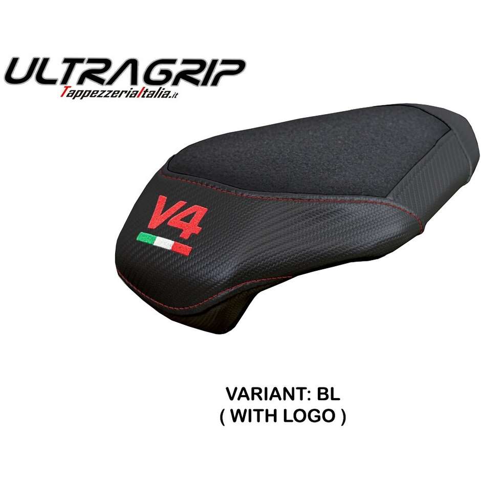 TPZ Italia Seat Cover Specific for Ducati Panigale V4 2025 Model Argenta Pass Ultragrip