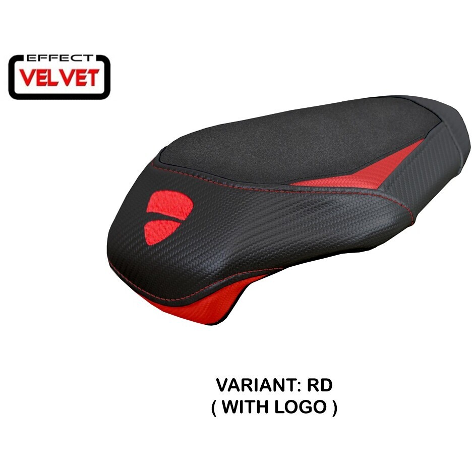 TPZ Italia Seat Cover Specific for Ducati Panigale V4 2025 Model Argenta Pass Velvet