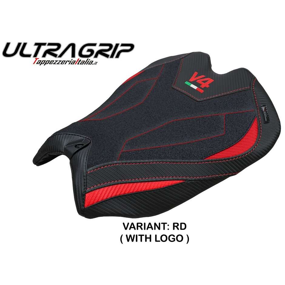 TPZ Italia Seat Cover Specific for Ducati Panigale V4 2025 Model Argenta Ultragrip