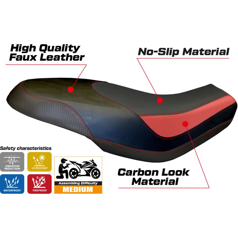 TPZ Italia Seat Cover Specific for Ducati Scrambler 400 / 800 / 1100 2015 2024 Capri Model