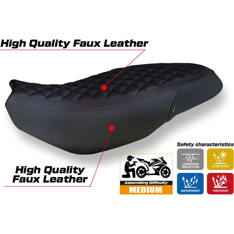 TPZ Italia Seat Cover Specific for Ducati Scrambler 400 / 800 / 1100 2015 2024 Vintage Model