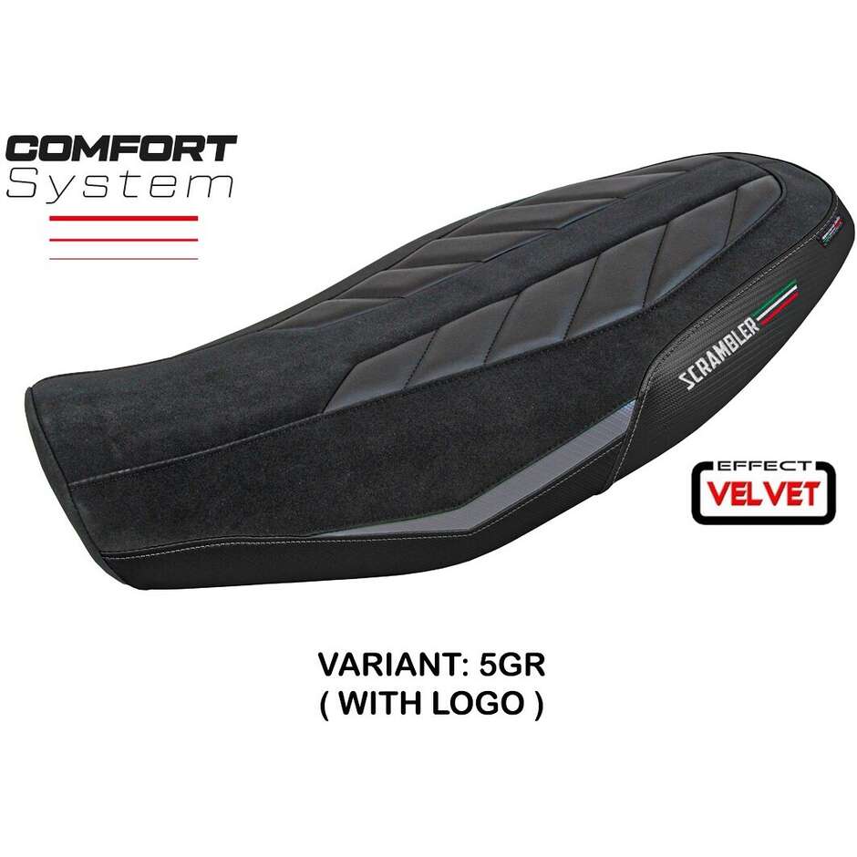 TPZ Italia Seat Cover Specific for Ducati Scrambler 800 20232025 Model Rimini Comfort System