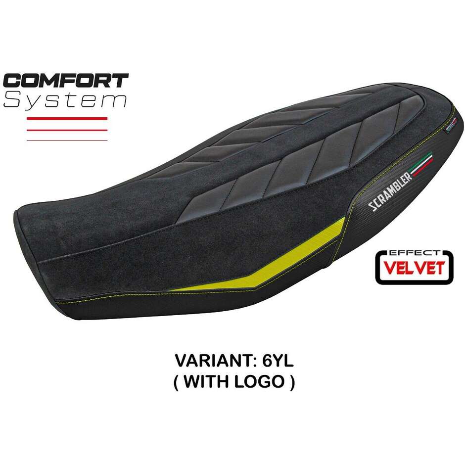 TPZ Italia Seat Cover Specific for Ducati Scrambler 800 20232025 Model Rimini Comfort System