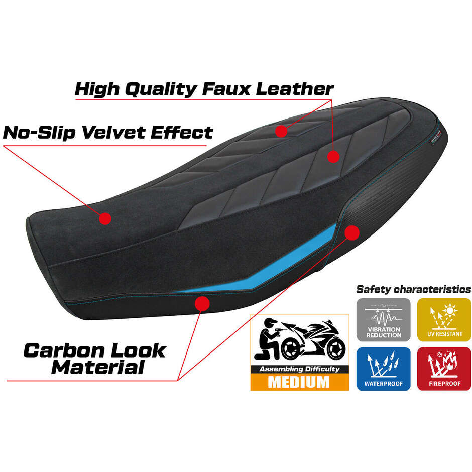 TPZ Italia Seat Cover Specific for Ducati Scrambler 800 20232025 Rimini Model