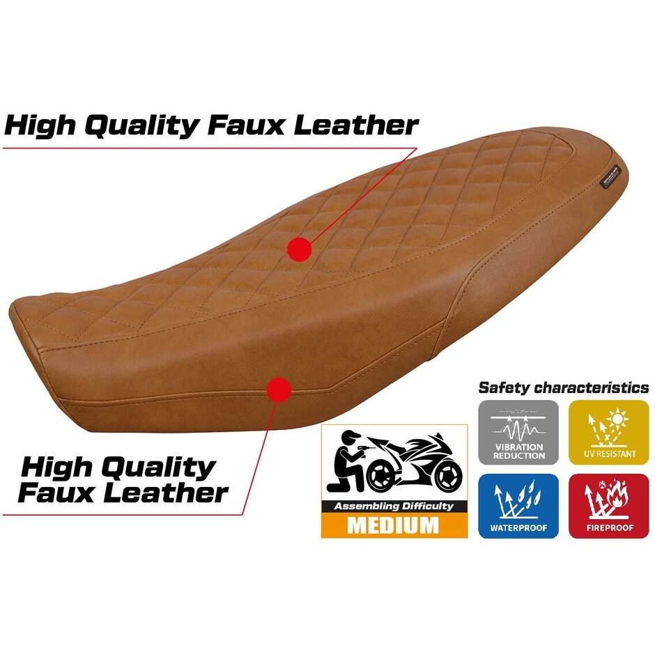 TPZ Italia Seat Cover Specific for Ducati Scrambler 800 20232025 Venice Model