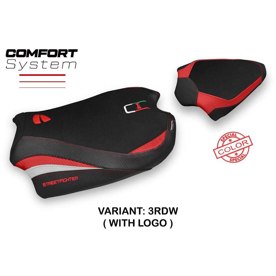 TPZ Italia Seat Cover Specific for Ducati Streetfighter V4 2020 2024 Model Albena Comfort System