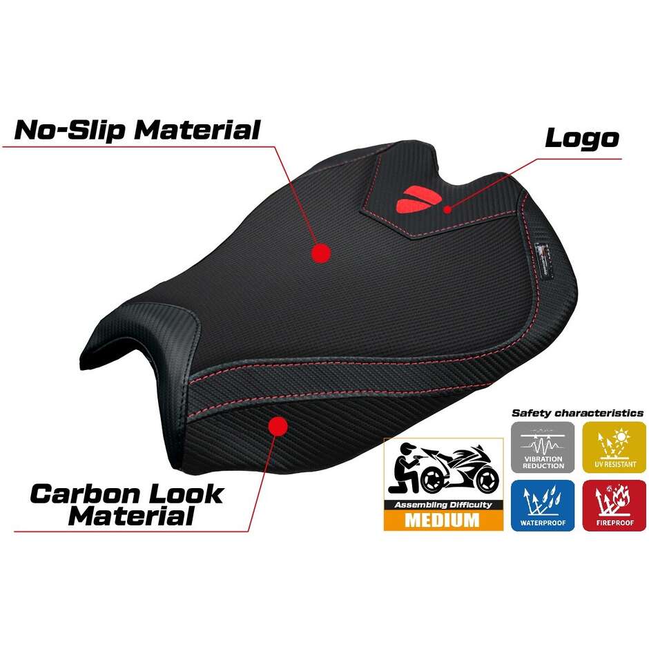 TPZ Italia Seat Cover Specific for Ducati Streetfighter V4 2025 Alcara Model
