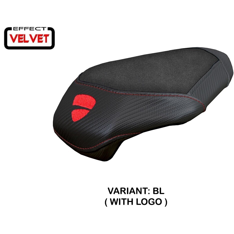 TPZ Italia Seat Cover Specific for Ducati Streetfighter V4 2025 Model Alcara Pass Velvet