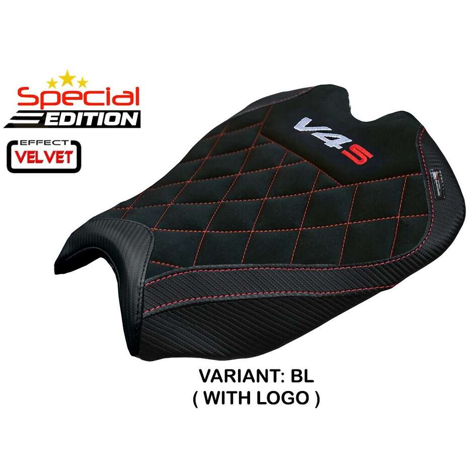TPZ Italia Seat Cover Specific for Ducati Streetfighter V4 2025 Model Alcara Special Edition