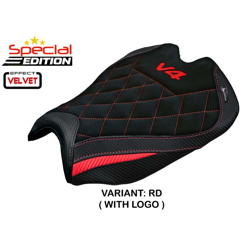 TPZ Italia Seat Cover Specific for Ducati Streetfighter V4 2025 Model Alcara Special Edition