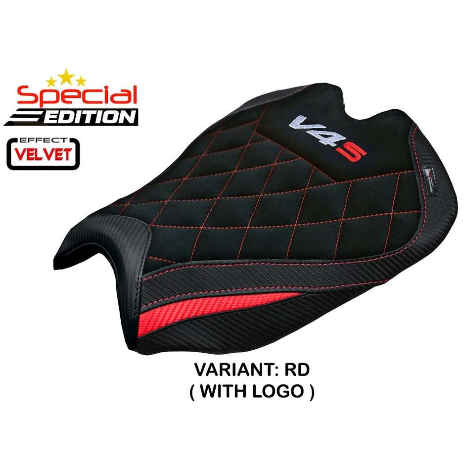 TPZ Italia Seat Cover Specific for Ducati Streetfighter V4 2025 Model Alcara Special Edition
