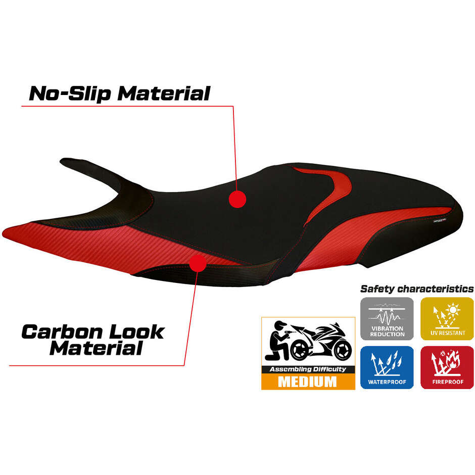 TPZ Italia Seat Cover Specific for Ducati Super Sport 2017 2024 Model Massa 2