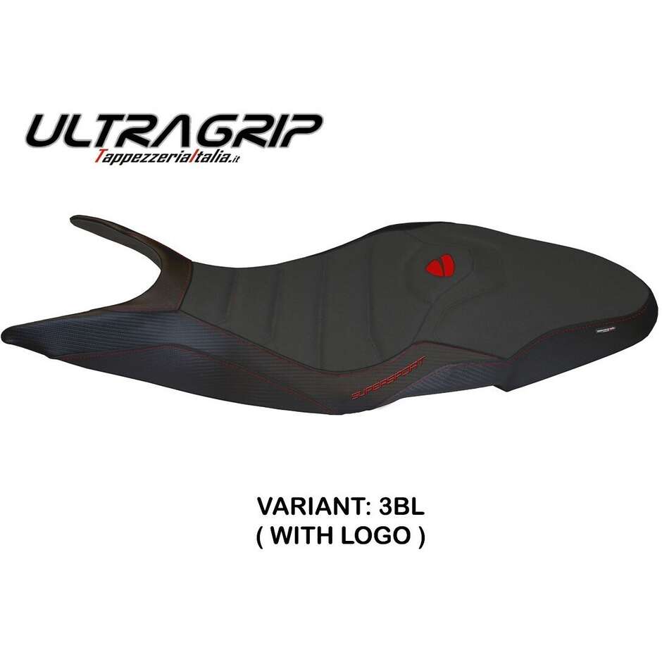 TPZ Italia Seat Cover Specific for Ducati Super Sport 2017 2024 Model Pistoia 1 Ultragrip