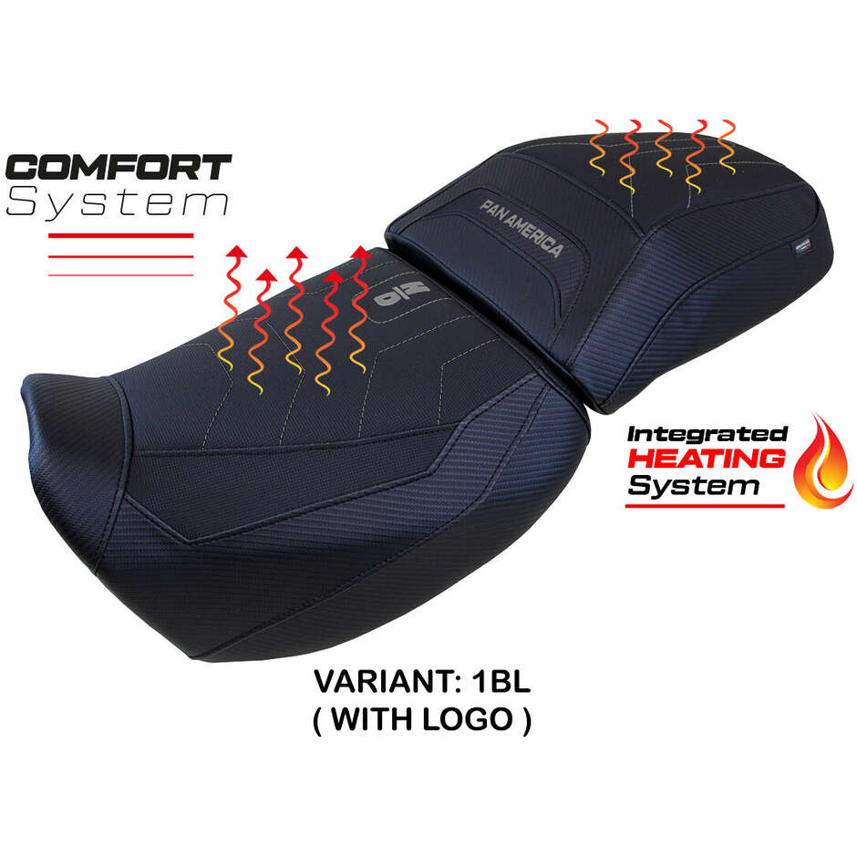 TPZ Italia Seat Cover Specific for Harley Davidson Pan America 2021-2025 - Heating Comfort System