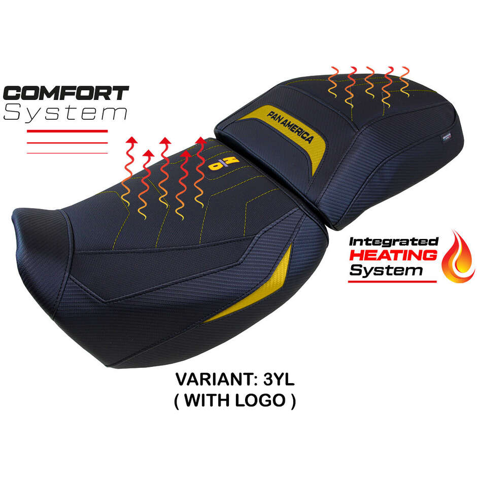 TPZ Italia Seat Cover Specific for Harley Davidson Pan America 2021-2025 - Heating Comfort System