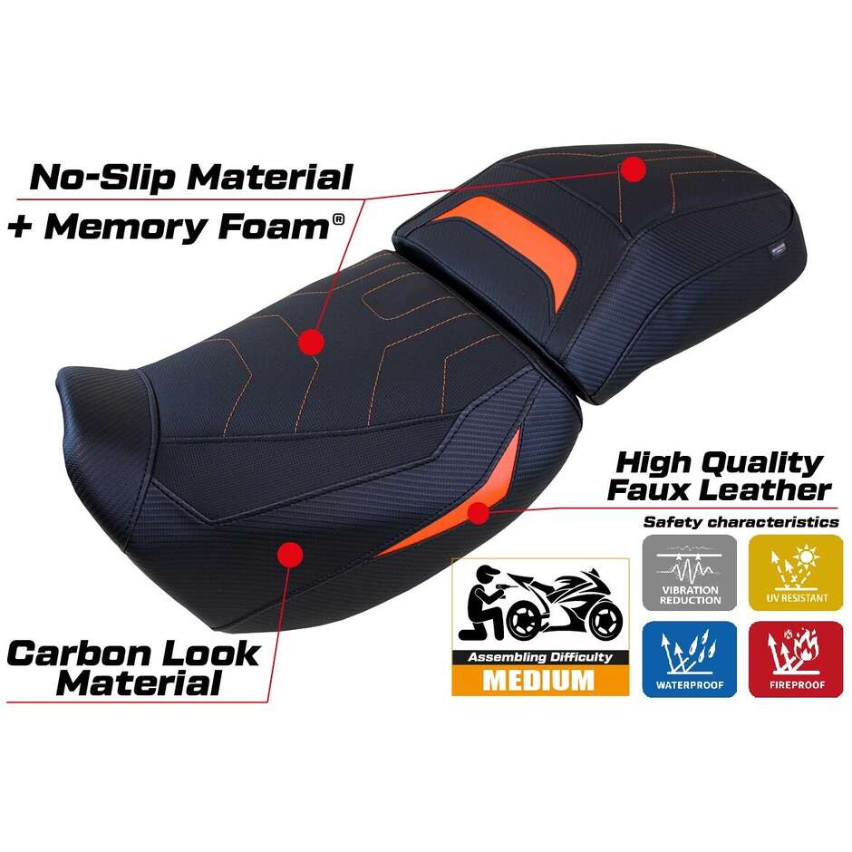 TPZ Italia Seat Cover Specific for Harley Davidson Pan America 2021-2025 Vegas Comfort System Model