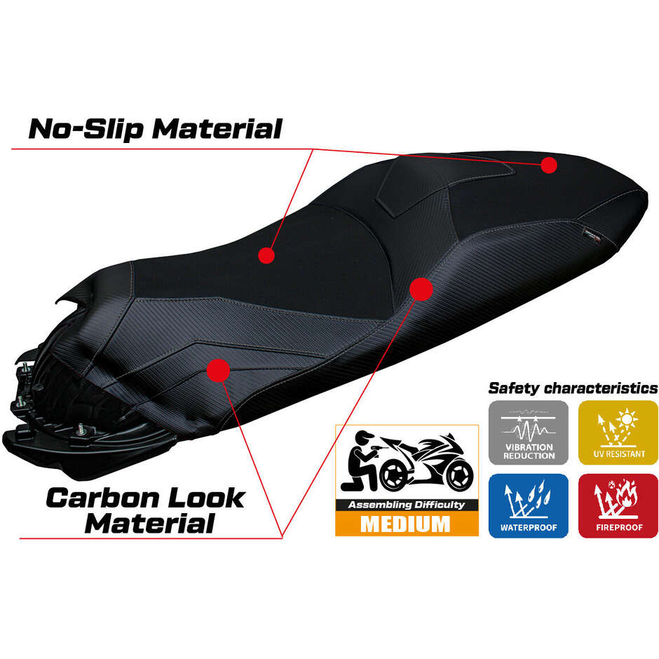 TPZ Italia Seat Cover Specific for Honda ADV 350 2022-2025 Model Nilli