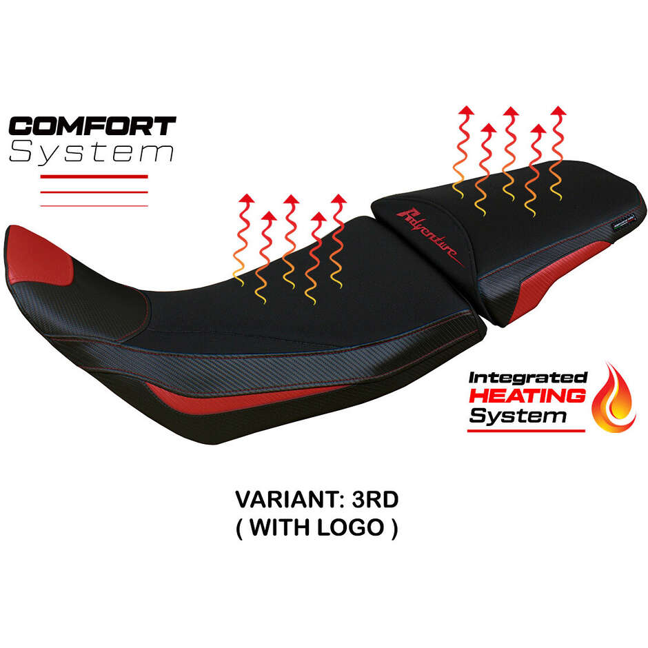 TPZ Italia Seat Cover Specific for Honda Africa Twin 1100 2020-2025 - Heating Comfort System