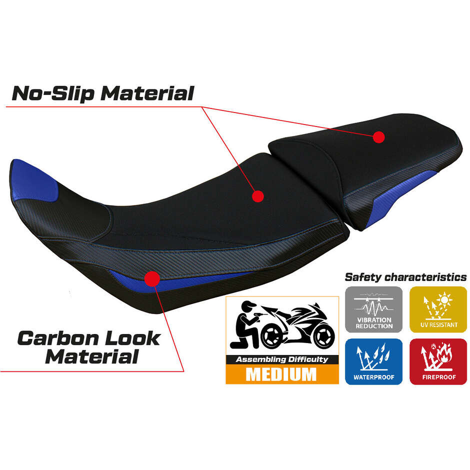TPZ Italia Seat Cover Specific for Honda Africa Twin 1100 2020-2025 Model Deline