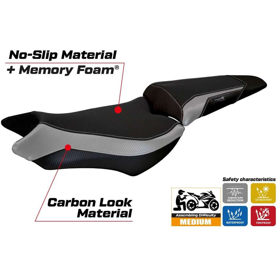 TPZ Italia Seat Cover Specific for Honda CB 1000 R 2008 - 2017 Model Ponza Comfort System