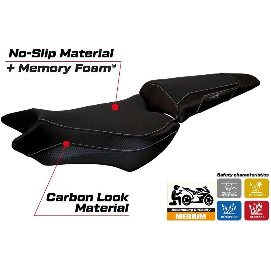 TPZ Italia Seat Cover Specific for Honda CB 1000 R 2008 - 2017 Model Ponza Comfort System