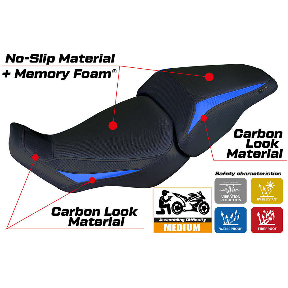 TPZ Italia Seat Cover Specific for Honda CB 300 2018-2025 Model Kobe Comfort System
