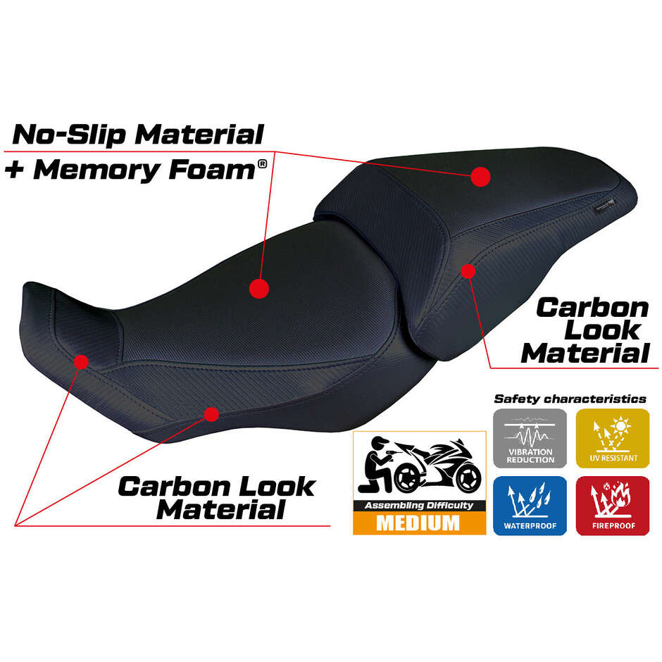 TPZ Italia Seat Cover Specific for Honda CB 300 2018-2025 Model Kobe Comfort System