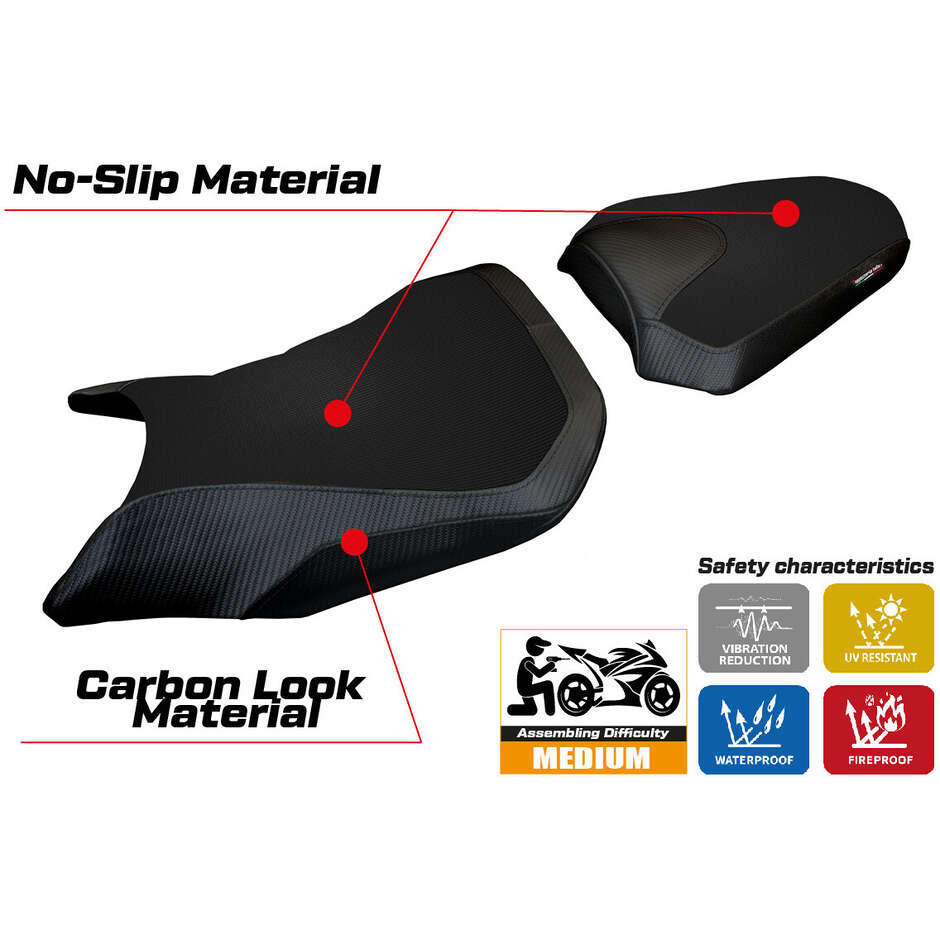 TPZ Italia Seat Cover Specific for Honda CB 500 Hornet 2024-2025 Model Tomori