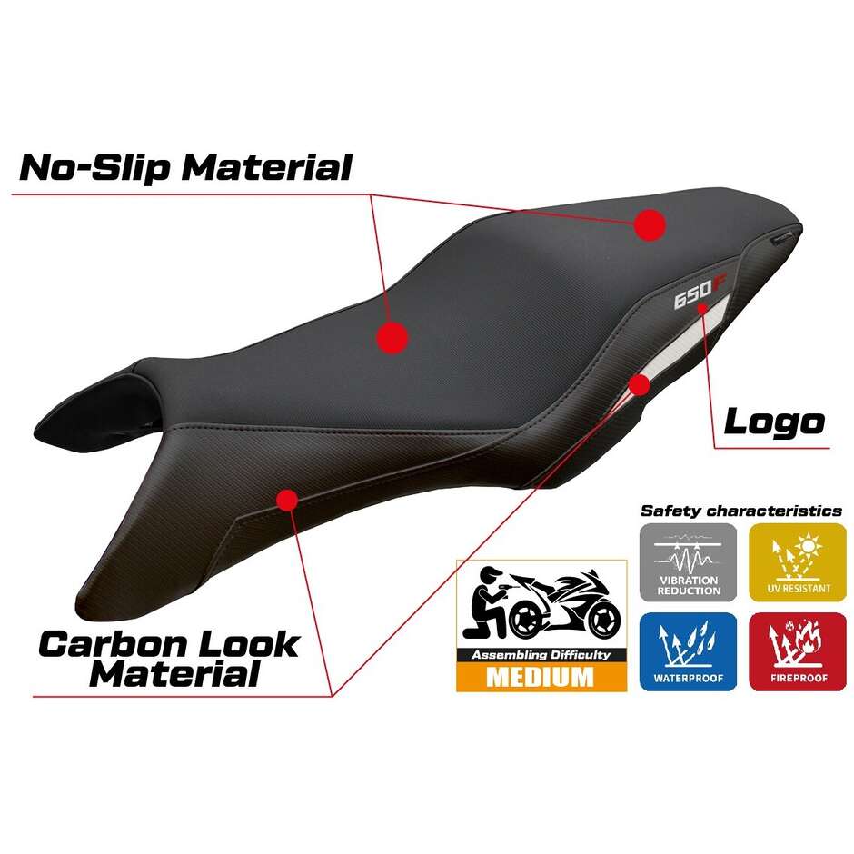 TPZ Italia Seat Cover Specific for Honda CB 650 F 2014-2018 Oita Model