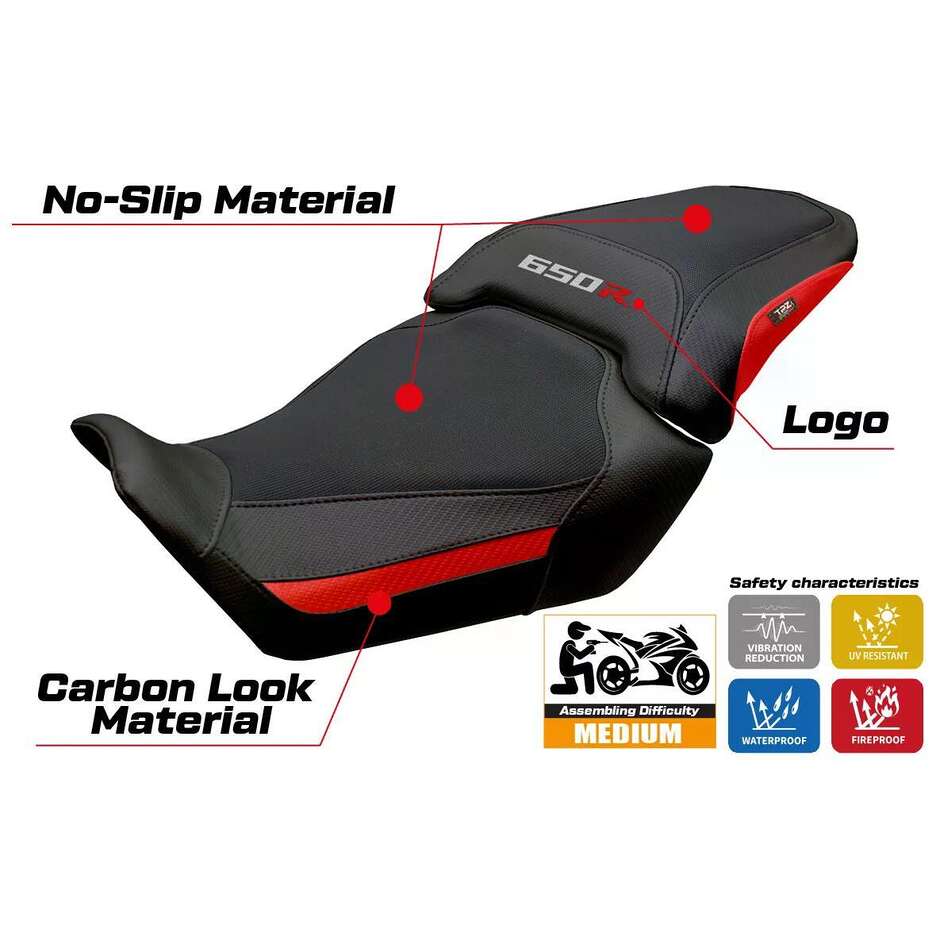TPZ Italia Seat Cover Specific for Honda CB 650 R 2024-2026 Kawai Model