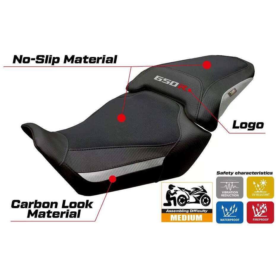 TPZ Italia Seat Cover Specific for Honda CB 650 R 2024-2026 Kawai Model