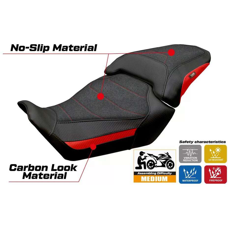 TPZ Italia Seat Cover Specific for Honda CB 650 R 2024-2026 Kawai Ultragrip Model