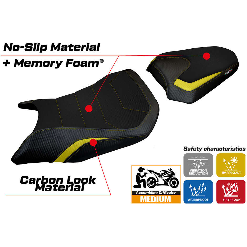 TPZ Italia Seat Cover Specific for Honda CB 750 Hornet 2023-2025 Model Toyama Comfort System