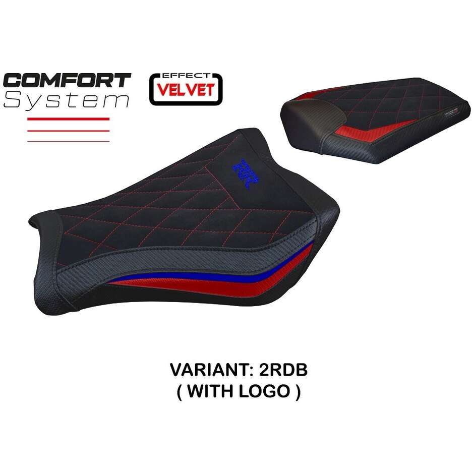 TPZ Italia Seat Cover Specific for Honda CBR 1000 RR 2008-2011 Model Janela Velvet Comfort System