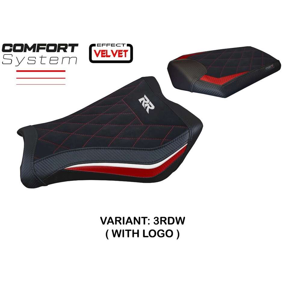 TPZ Italia Seat Cover Specific for Honda CBR 1000 RR 2012 - 2016 Model Janela Velvet Comfort System