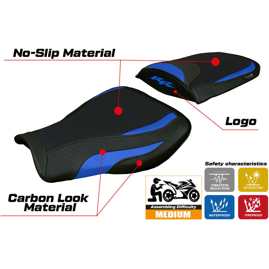TPZ Italia Seat Cover Specific for Honda CBR 600 RR 2007-2025 Huelva Model