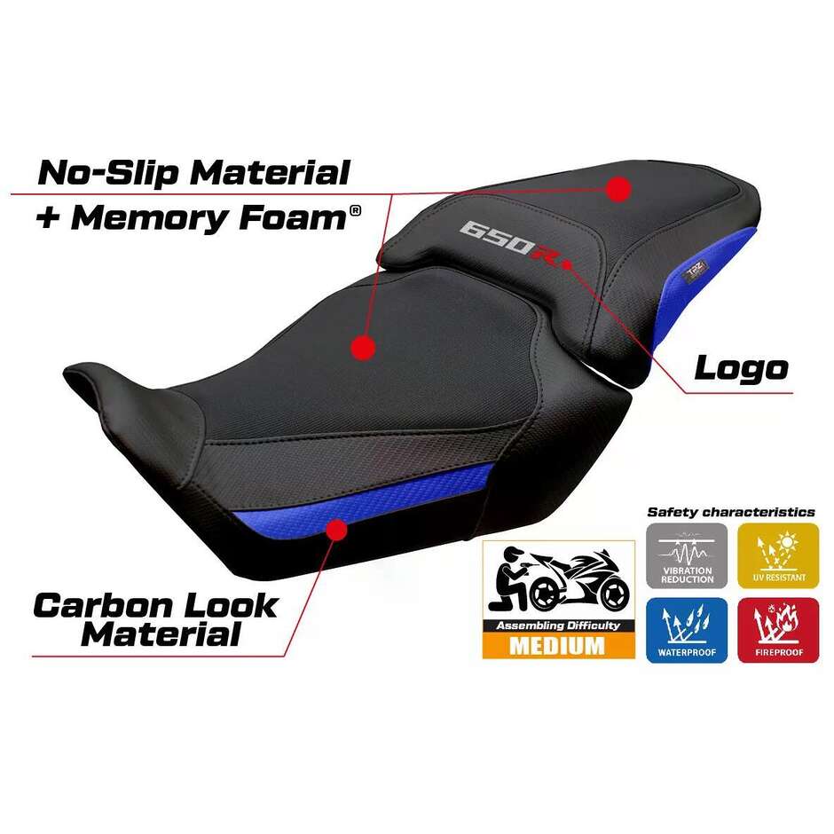 TPZ Italia Seat Cover Specific for Honda CBR 650 R 2024-2026 Model Mali Comfort System