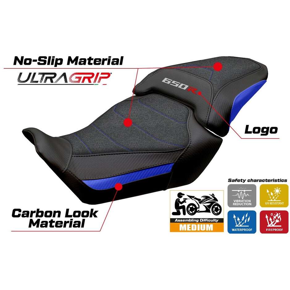 TPZ Italia Seat Cover Specific for Honda CBR 650 R 2024-2026 Model Mali Ultragrip