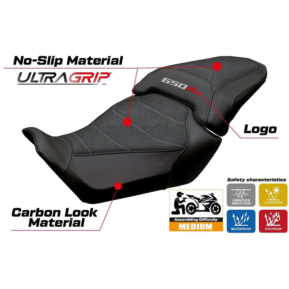 TPZ Italia Seat Cover Specific for Honda CBR 650 R 2024-2026 Model Mali Ultragrip