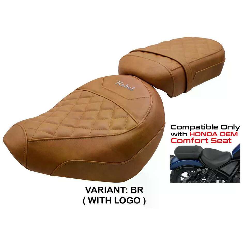 TPZ Italia Seat Cover Specific for Honda CMX 1100 Rebel 2022-2025 Iksan Model
