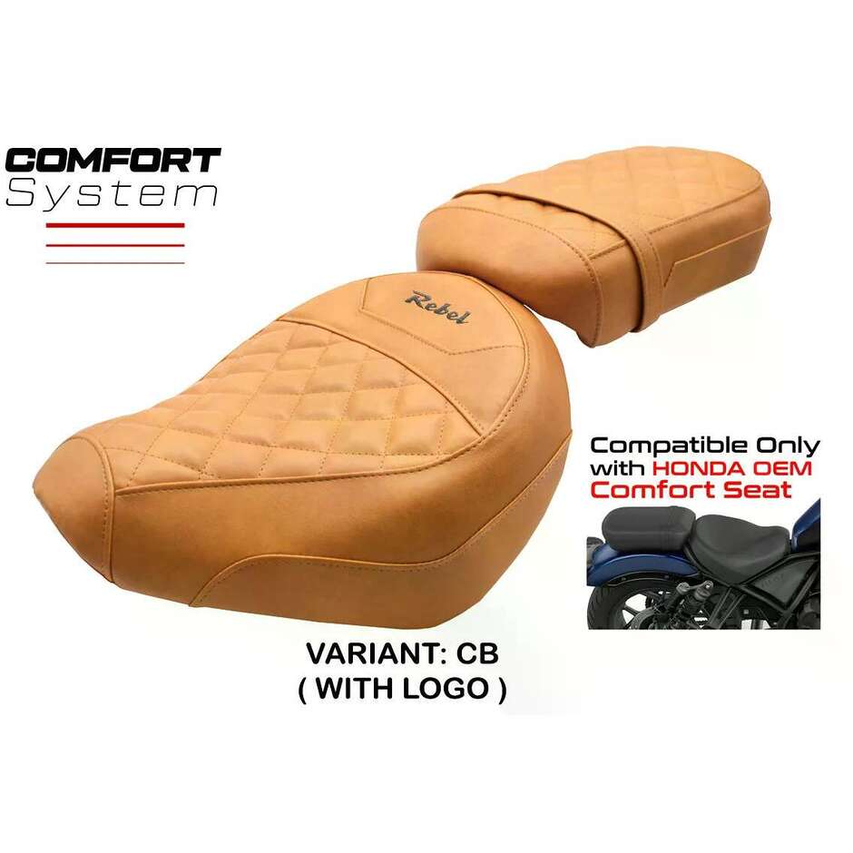 TPZ Italia Seat Cover Specific for Honda CMX 1100 Rebel 2022-2025 Model Iksan Comfort System