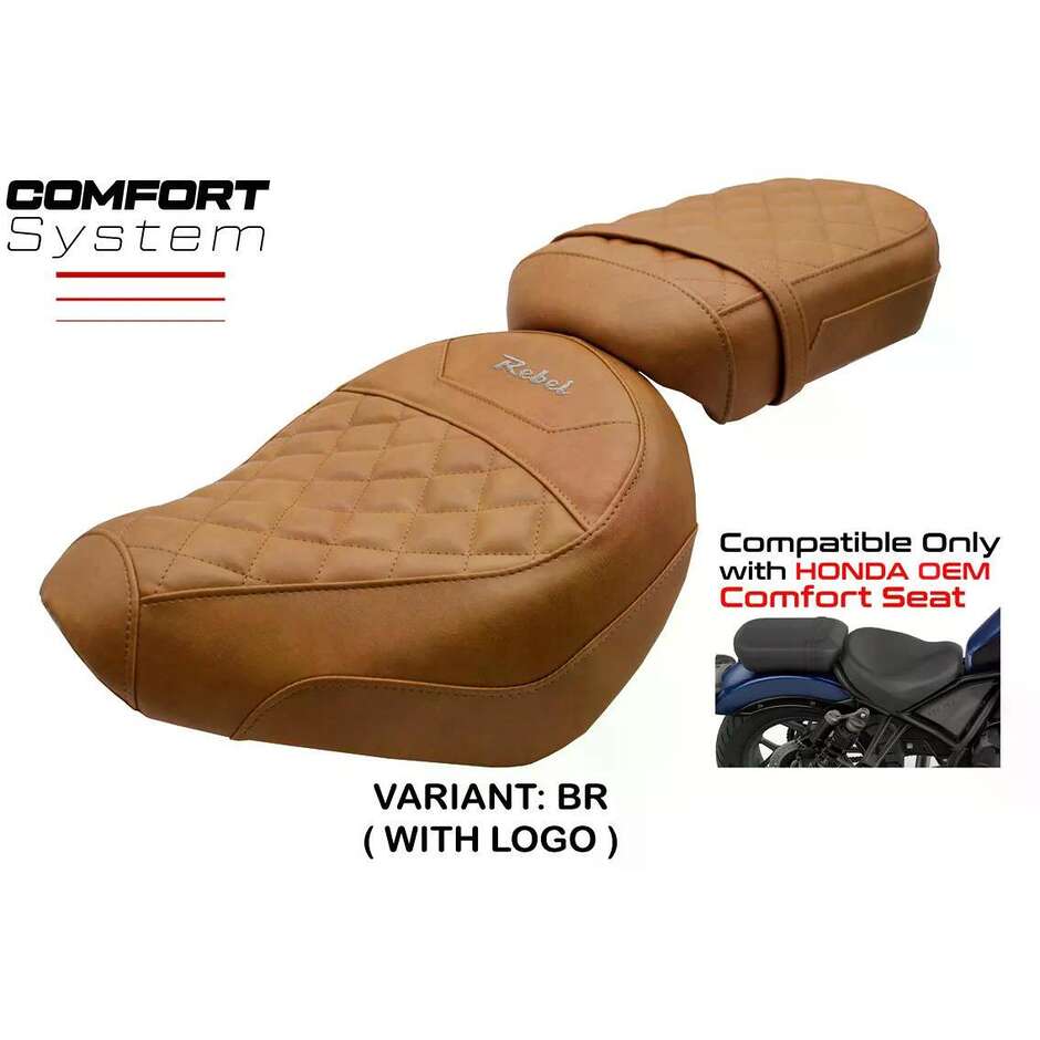 TPZ Italia Seat Cover Specific for Honda CMX 1100 Rebel 2022-2025 Model Iksan Comfort System
