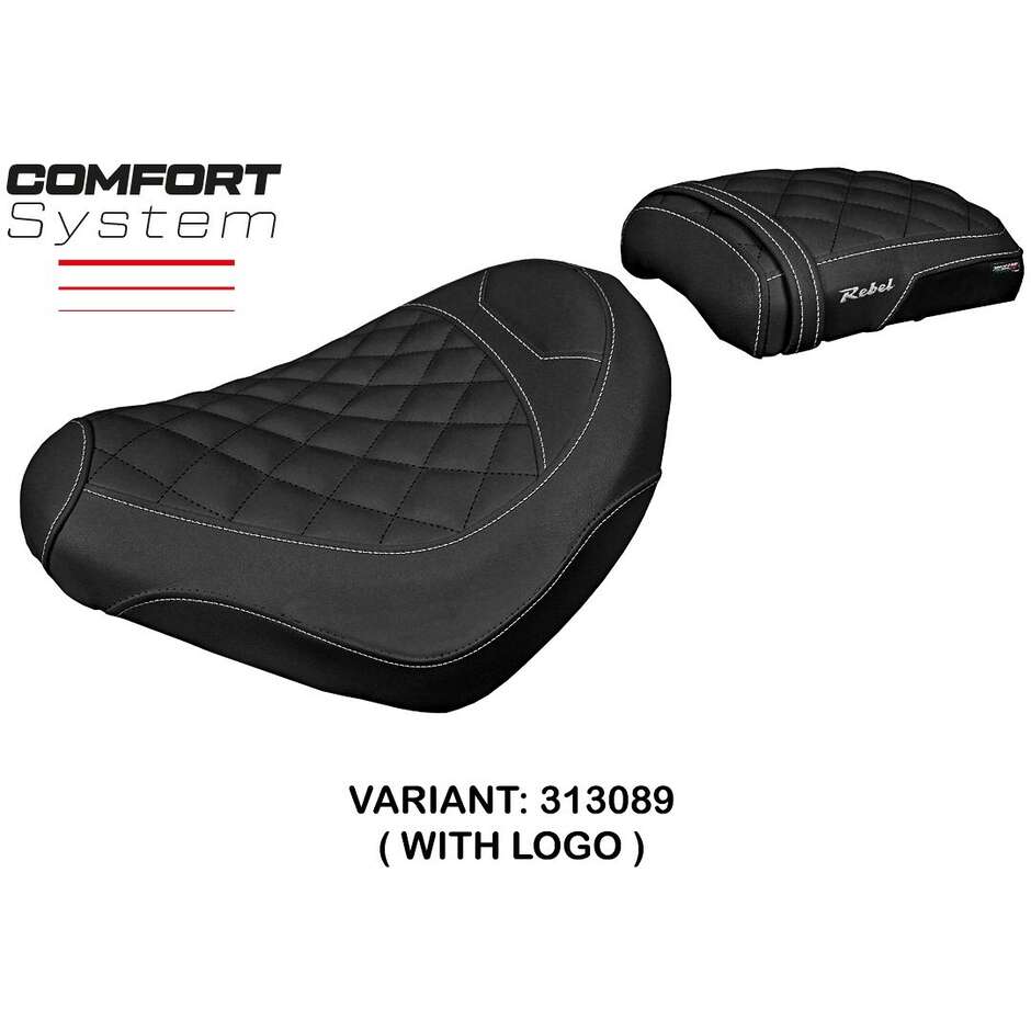 TPZ Italia Seat Cover Specific for Honda CMX 500 Rebel 2017-2025 Model Kehra Comfort System