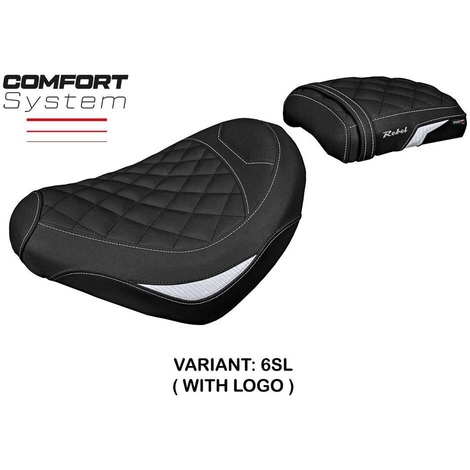 TPZ Italia Seat Cover Specific for Honda CMX 500 Rebel 2017-2025 Model Kehra Comfort System
