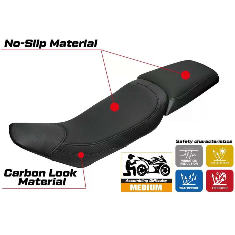 TPZ Italia Seat Cover Specific for Husqvarna Vitpillen 701 2018-2020 Nacka Model