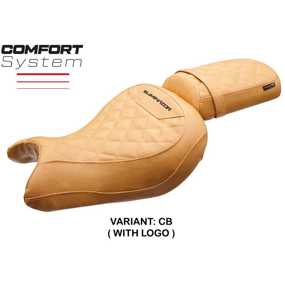 TPZ Italia Seat Cover Specific for Kawasaki Eliminator 500 2024 - 2025 Model Mutsu Comfort System