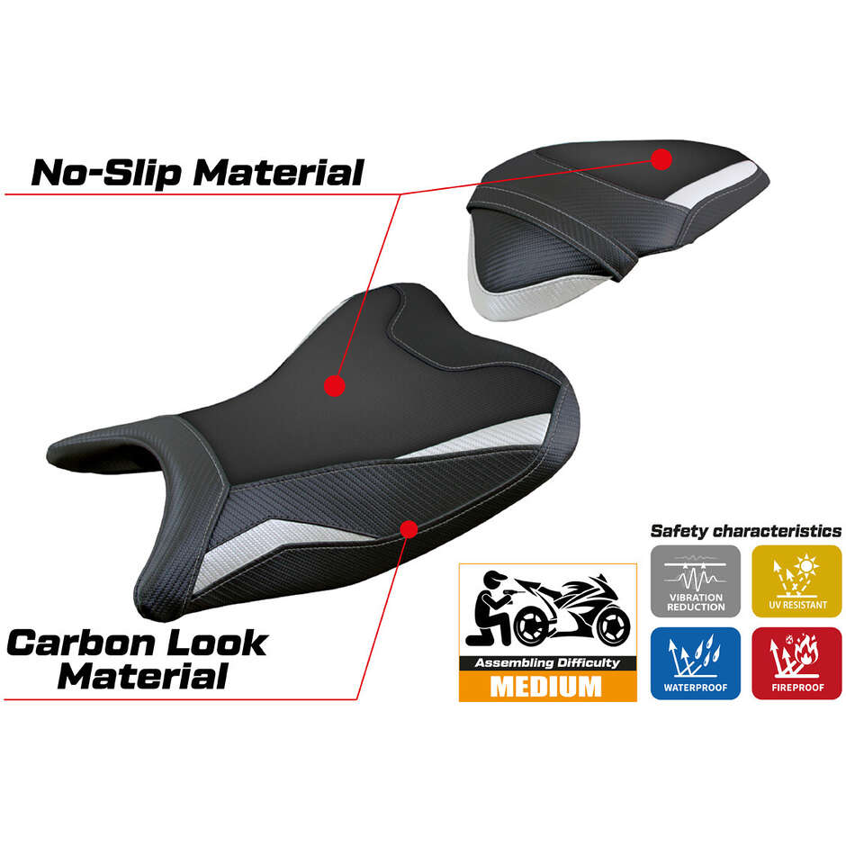 TPZ Italia Seat Cover Specific for Kawasaki Ninja 250 2018 - 2019 Rainha Model