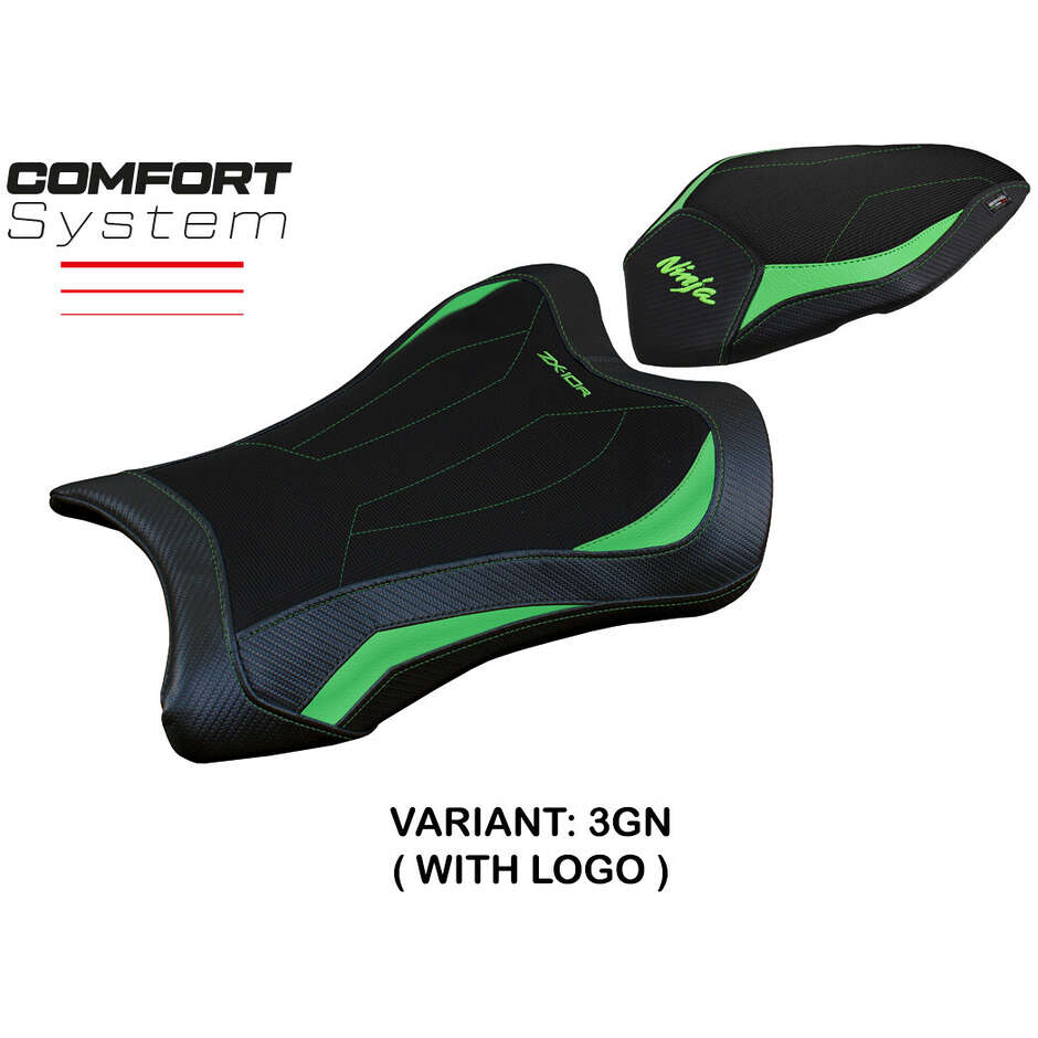 TPZ Italia Seat Cover Specific for Kawasaki Ninja ZX 10 R 2021-2025 Dexter Comfort System Model