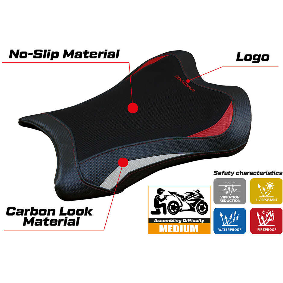 TPZ Italia Seat Cover Specific for Kawasaki Ninja ZX 10 RR 2021-2025 Model Garen